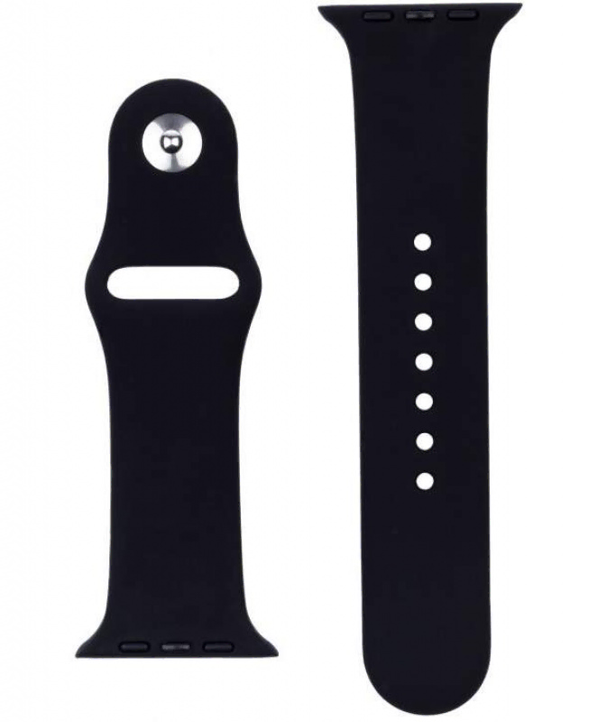 Ремешок силиконовый «vlp» Silicone Band для Apple Watch 38/40 мм, черный