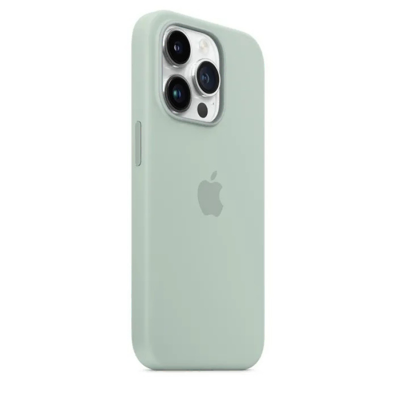Накладка Apple iPhone 14 Pro Silicon Case MagSafe Animation (Бузина)