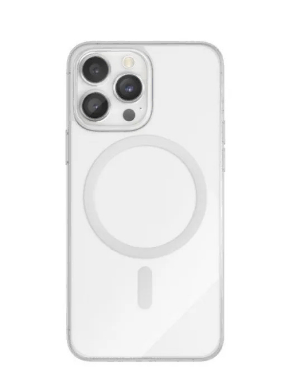 Чехол защитный "vlp" Crystal case with MagSafe для iPhone 14 Pro, прозрачный