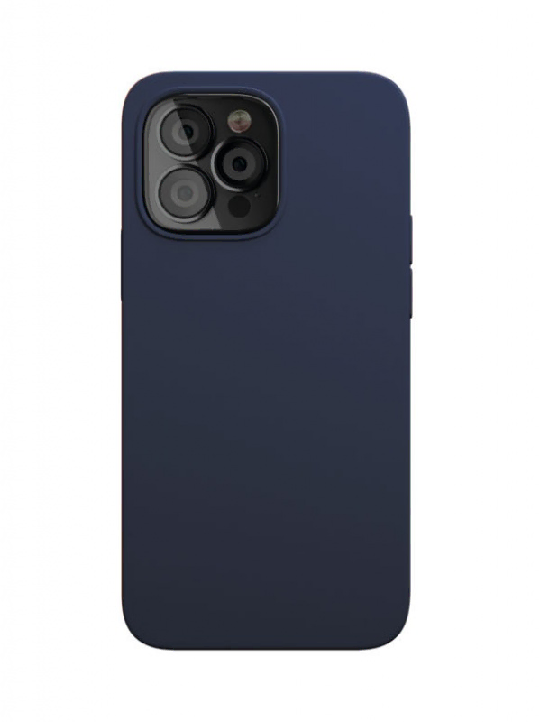 Чехол защитный "vlp" Silicone case with MagSafe для iPhone 13 Pro, темно-синий