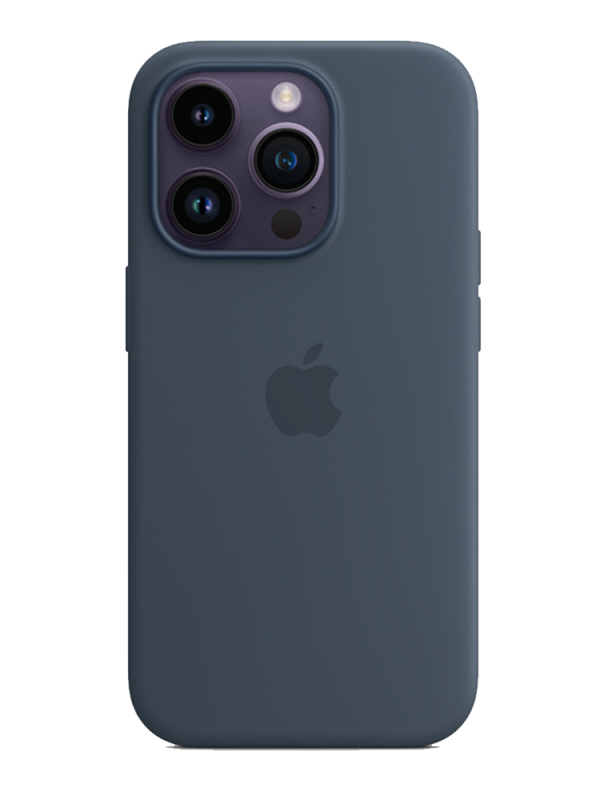 Накладка Apple iPhone 14 Pro Silicon Case MagSafe No Animation (Синий)