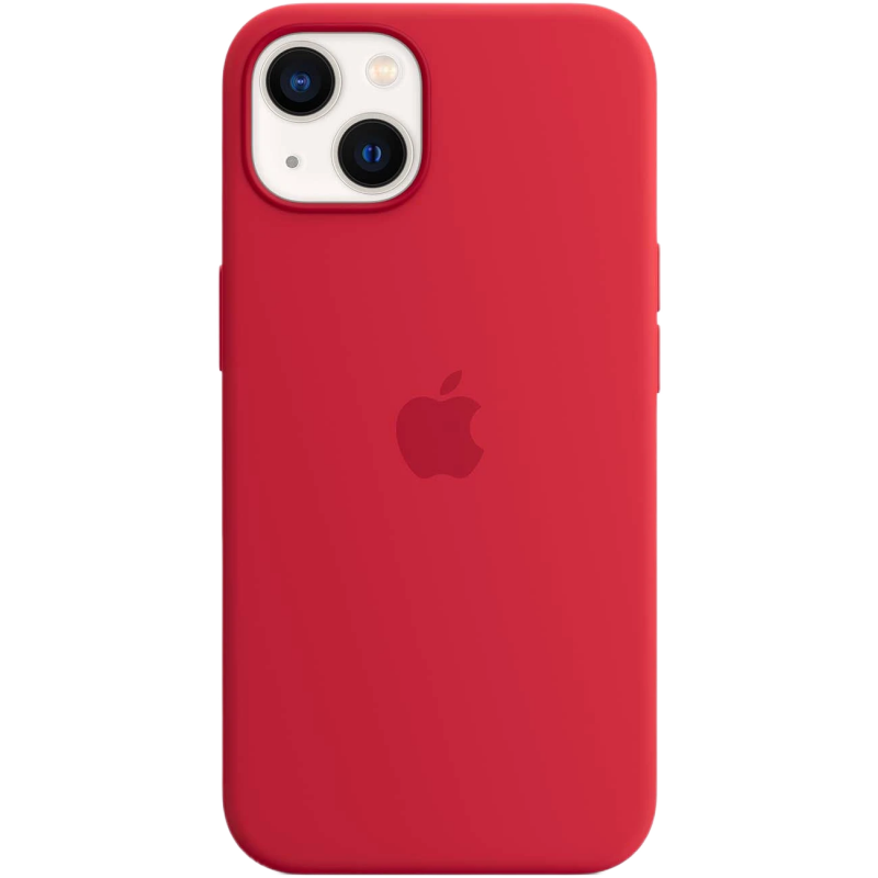 Накладка Apple iPhone 15 Silicon Case MagSafe (Красный)