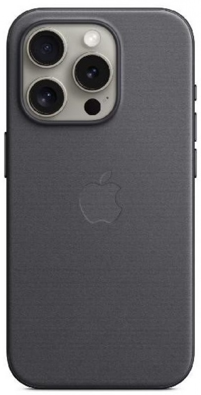 Чехол Apple iPhone 15 Pro FineWoven Case with MagSafe (Black)