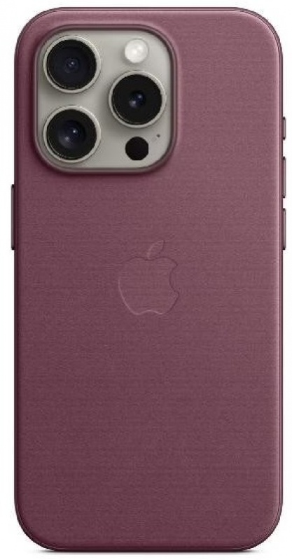Чехол Apple iPhone 15 Pro FineWoven Case with MagSafe (Mulberry)