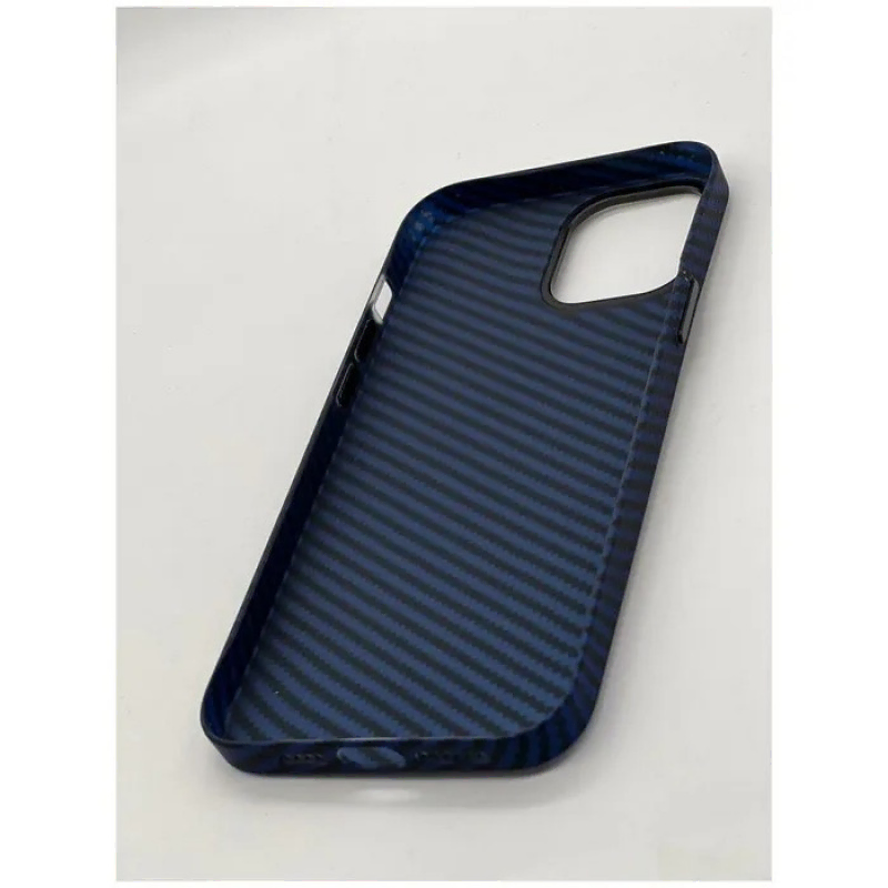 Накладка Iphone 13 Pro piblue kevlar magnetic (Синий)