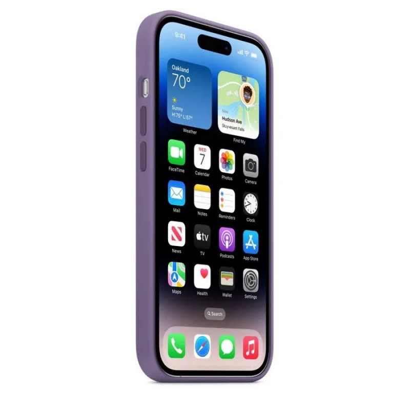 Накладка Apple iPhone 14 Silicon Case MagSafe (Фиолетовый)