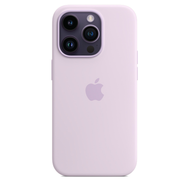 Накладка Apple iPhone 14 Pro Silicon Case MagSafe Animation (Сиреневый)