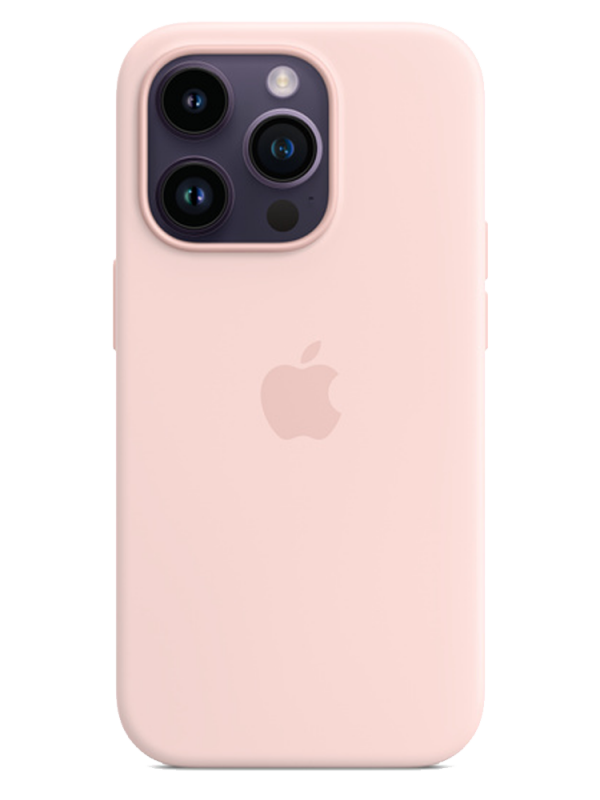 Накладка Apple iPhone 14 Pro Silicon Case MagSafe No Animation (Розовый мел)