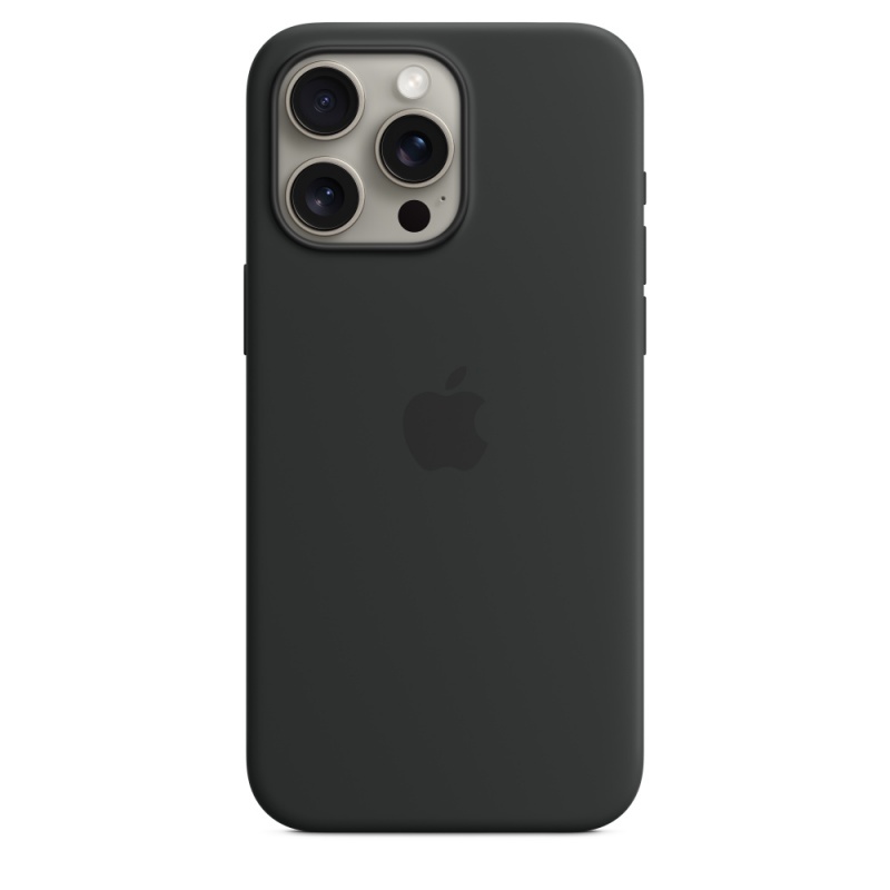 Накладка Apple iPhone 15 Silicon Case MagSafe (Черный)