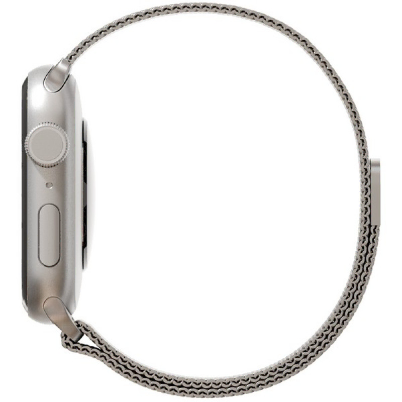 Ремешок из нержавеющей стали сетчатый "vlp" для Apple Watch 38/40/41, серебристый