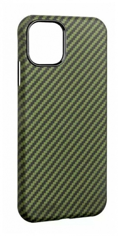Накладка iPhone 14 Pro Max piblue kevlar magnetic (Зелёный)