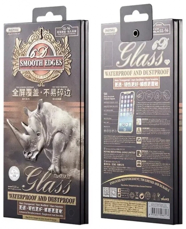 Tempered Glass iPhone 12/12 Pro Remax GL-56 Black Full Screen