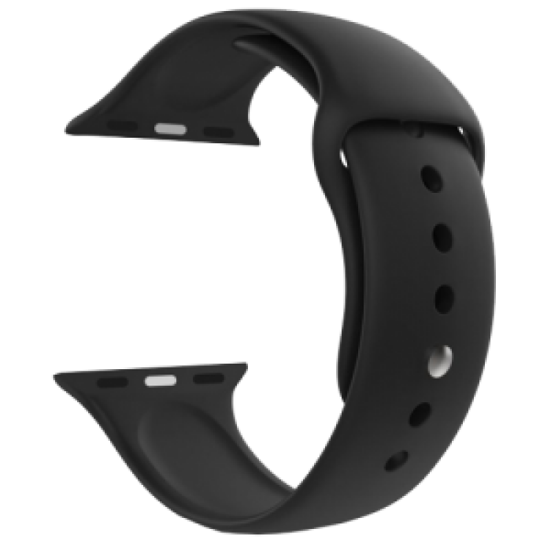 Ремешок Apple Watch Silicon 42mm (Черный)