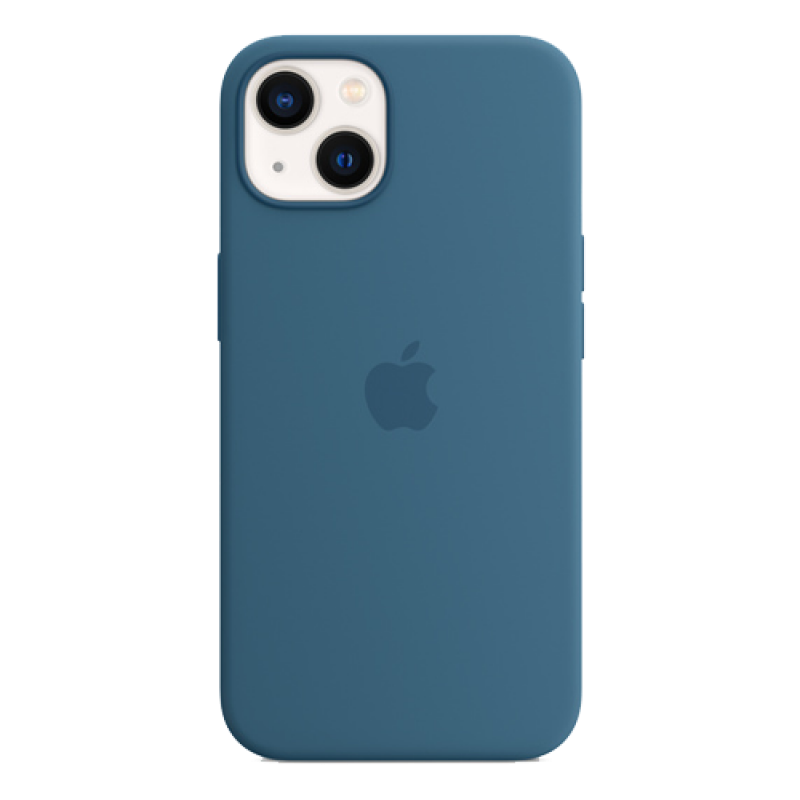 Накладка Apple iPhone 14 Silicon Case MagSafe No Animation (Синий)