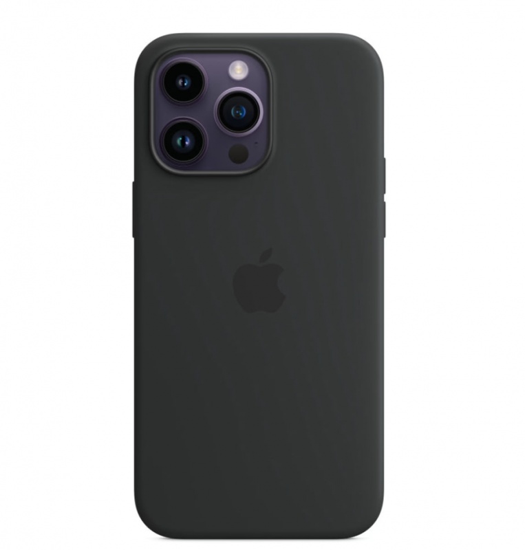 Накладка Apple iPhone 14 Silicon Case MagSafe (Черный)