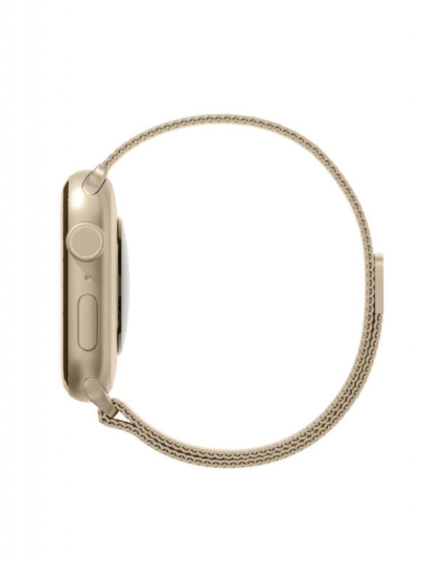 Ремешок из нержавеющей стали сетчатый "vlp" для Apple Watch 38/40/41, золотой