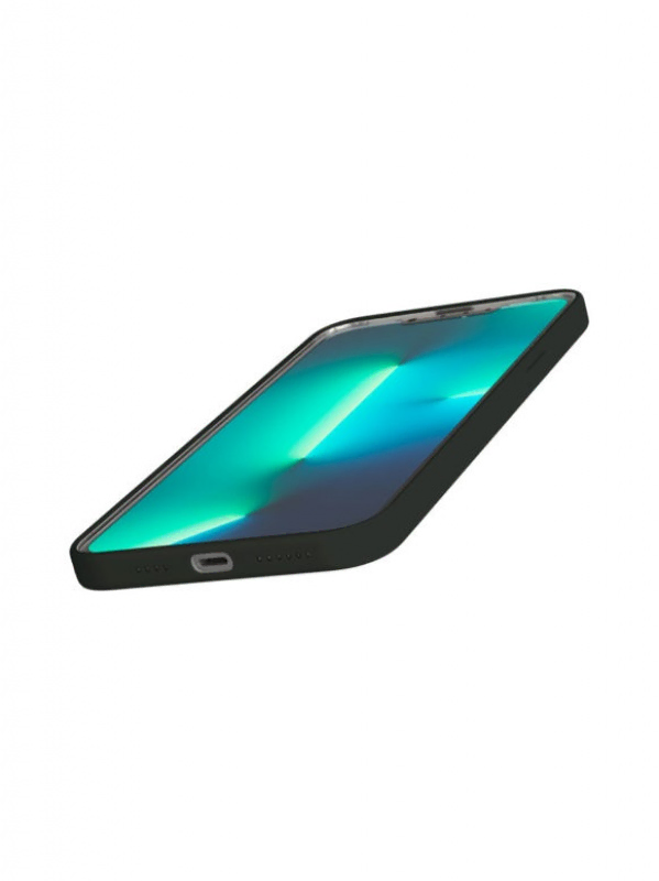 Чехол защитный "vlp" Silicone case with MagSafe для iPhone 13 Pro, темно-зеленый