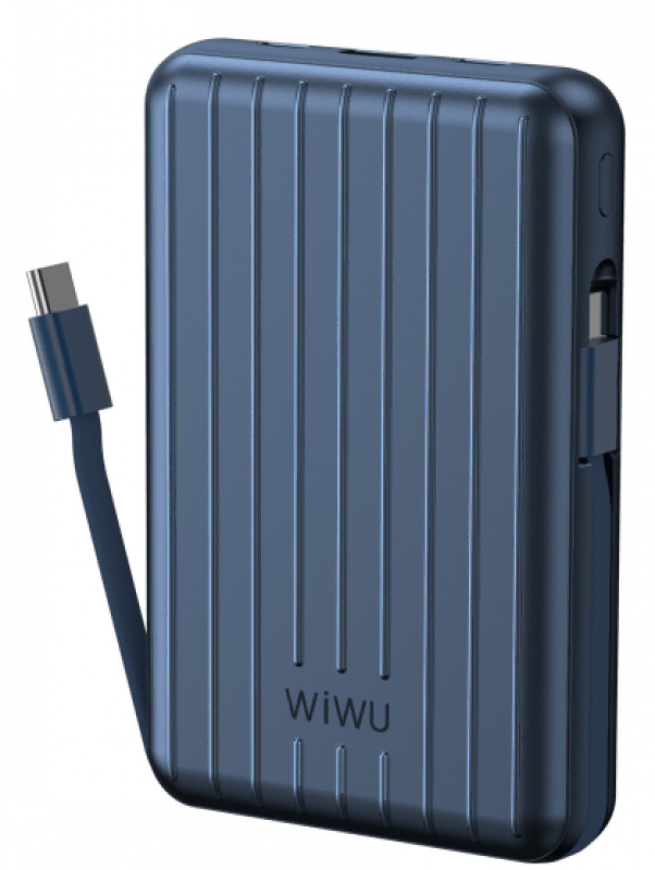 Доп. АКБ WIWU Trunk Series MagSafe 10000mAh 22.5W Blue